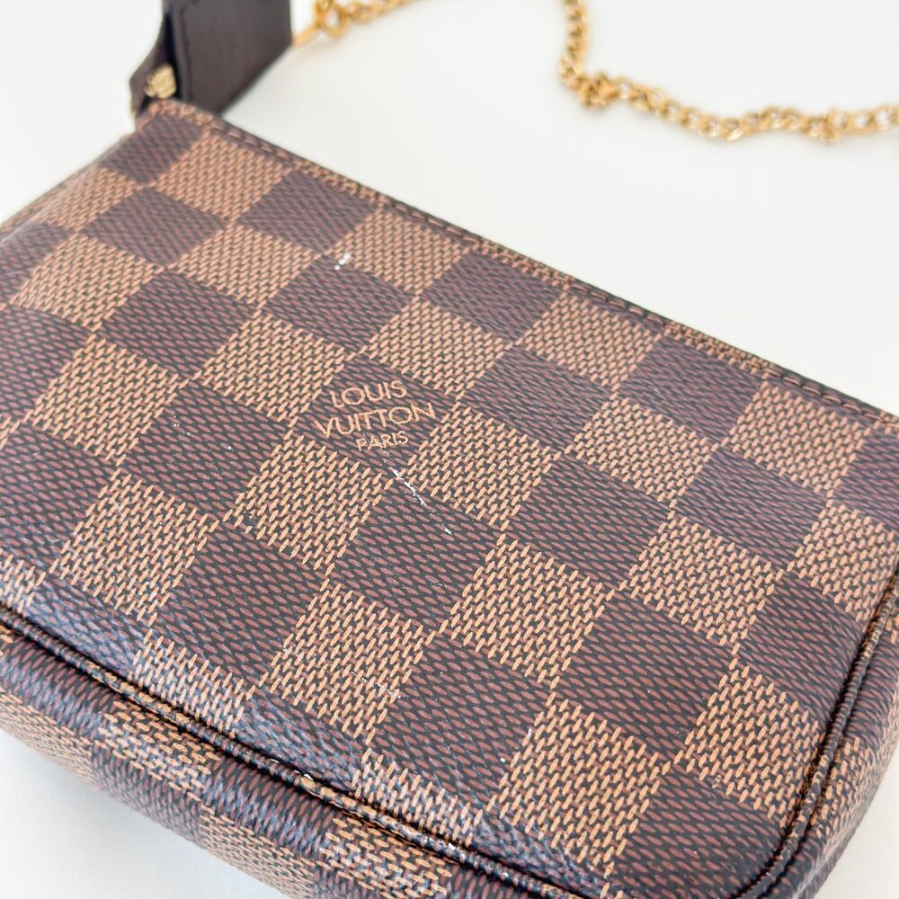 Louis Vuitton Mini Pochette Accessoires Damier Ebene - Picture 6 of 10